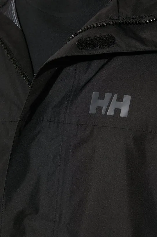 Helly Hansen rain jacket Vancouver men's black color