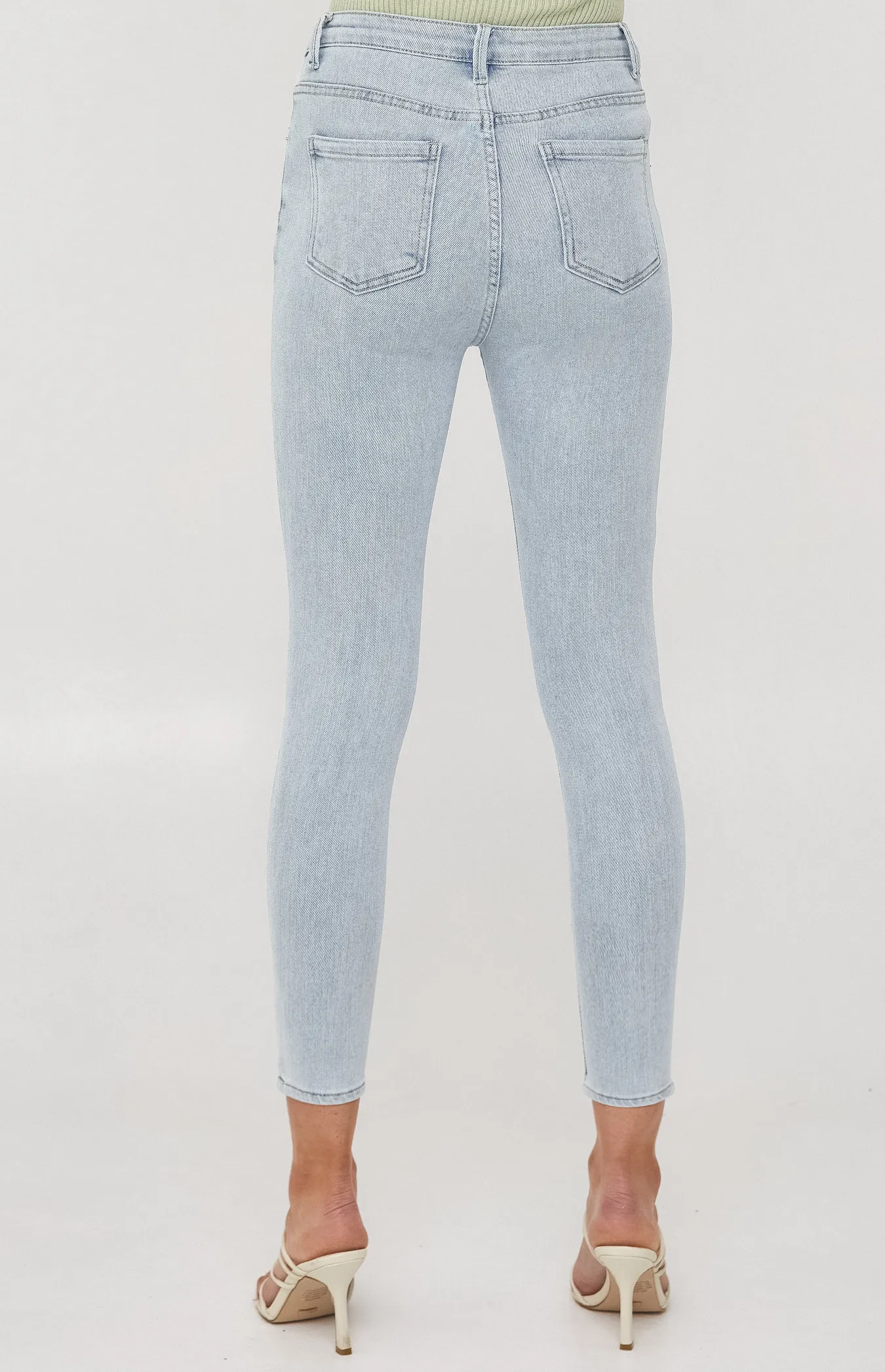 High Waisted Washed Look Denim (SDM102)