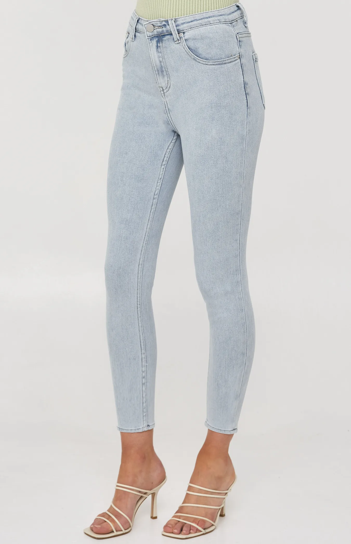 High Waisted Washed Look Denim (SDM102)