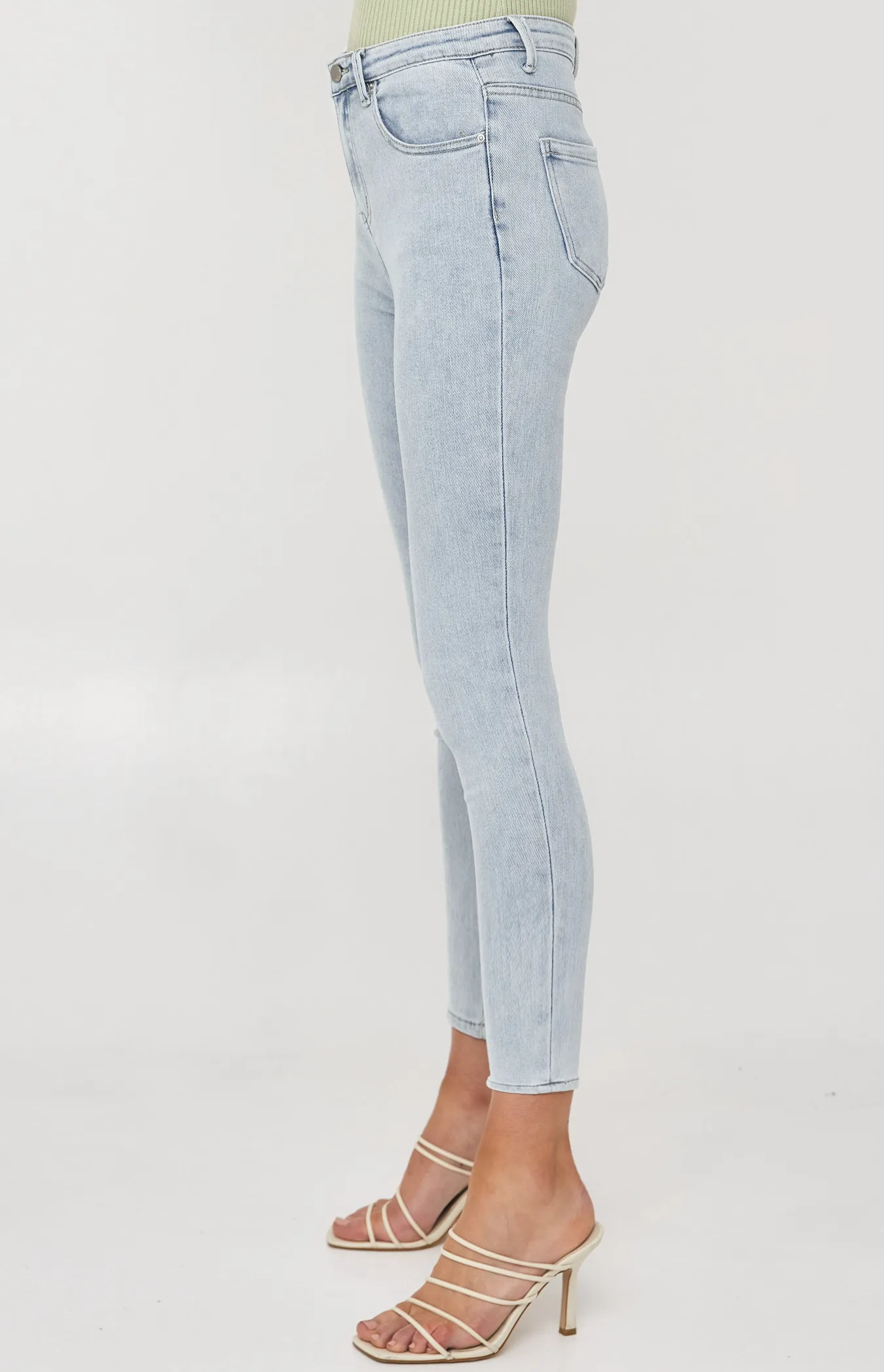 High Waisted Washed Look Denim (SDM102)