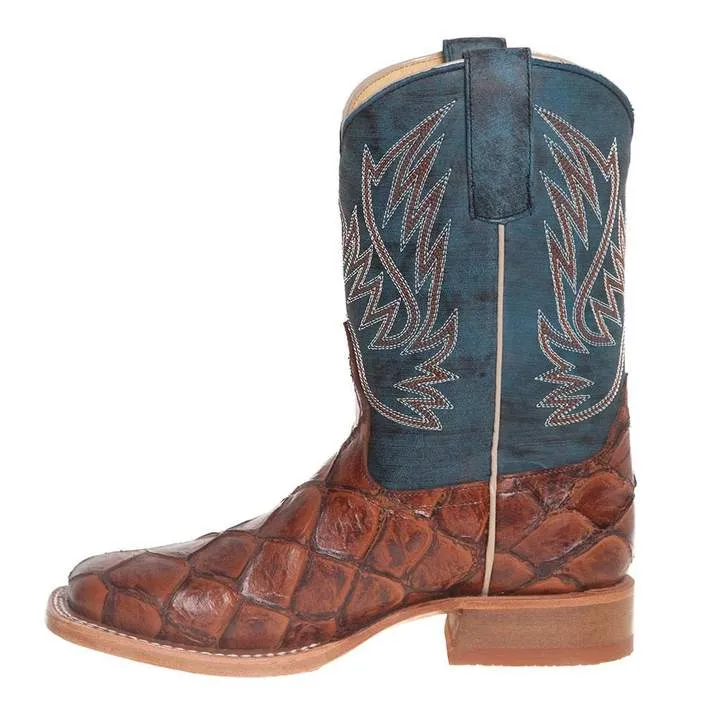 Horse Power Cognac Filet to Fish Western Boot