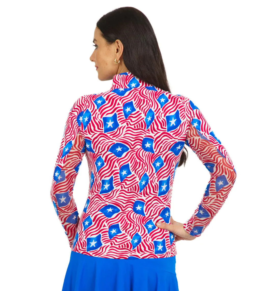 IBKUL Mock Long Sleeve Rylee