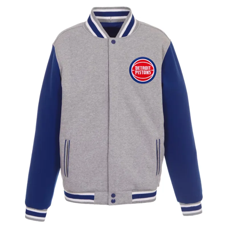 Jake Connelly Detroit Pistons Bomber Jacket - William Jacket