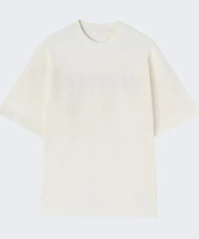 Jil Sander Logo Tee Porcelain