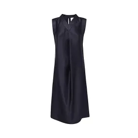 Jil Sander V-Neck Sleeveless Flared Dress