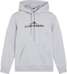 J.Lindeberg Women's Alpha Hood Stone Grey Melange | Buy J.Lindeberg Women's Alpha Hood Stone Grey Melange here | Outno