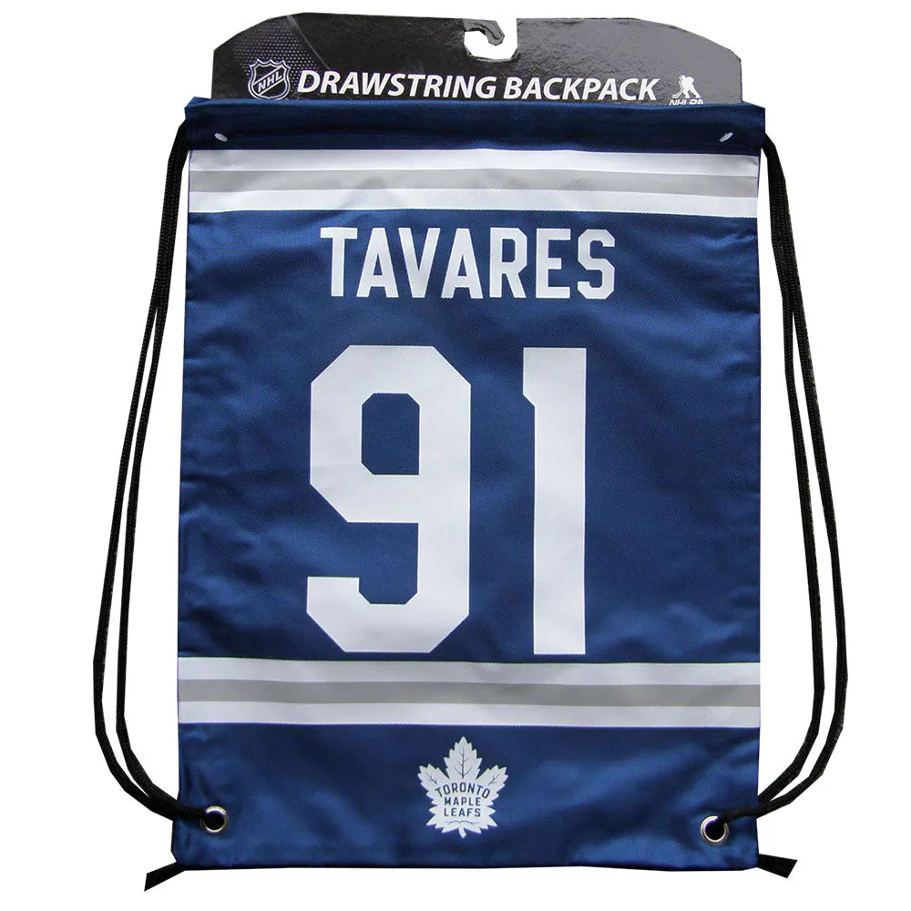 JOHN TAVARES TORONTO MAPLE LEAFS PLAYER DRAWSTRING LOGO BAG