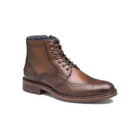 JOHNSTON AND MURPHY XC FLEX CONNELLY WINGTIP BOOT TAN - MENS