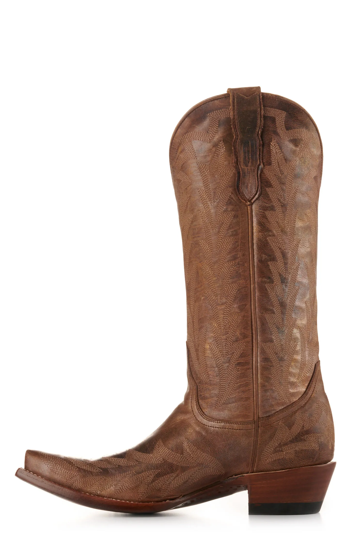 JRC & Sons Women's McClain Snip Toe Cowboy Boot in Metallic Petrol