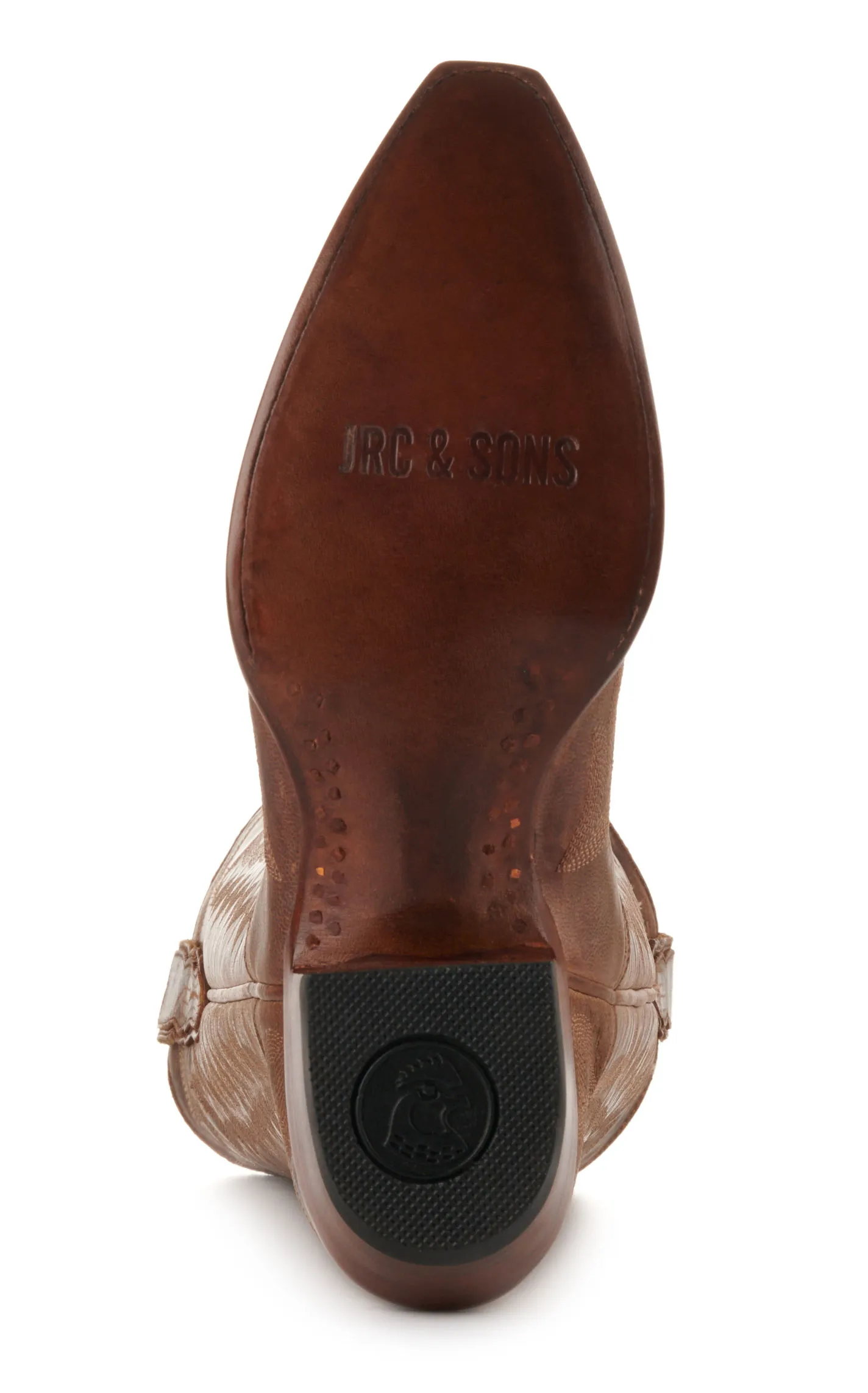 JRC & Sons Women's McClain Snip Toe Cowboy Boot in Metallic Petrol