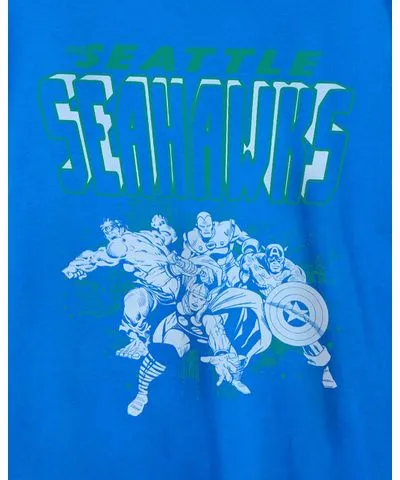 Junk Food Marvel x Junk Food x NFL Avengers Team Seahawks Tee