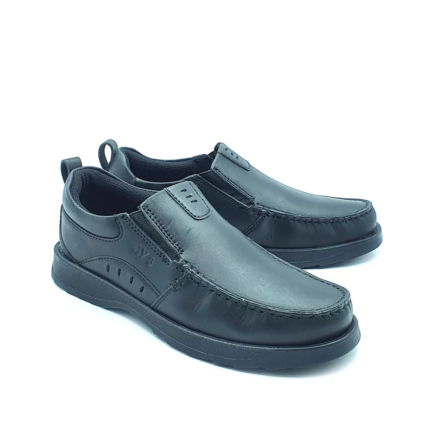 Karter Junior Slip On Av8 Shoe - Black