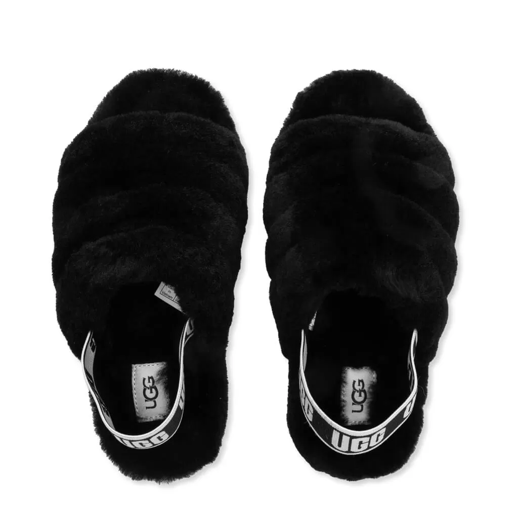 Kids Fluff Yeah Slide - Black