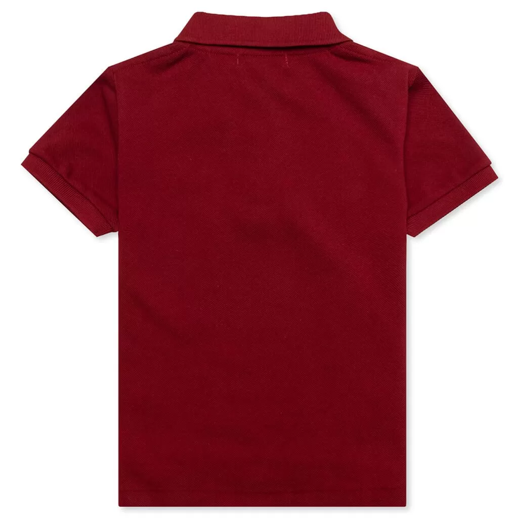 Kid's Polo Shirt - Burgundy