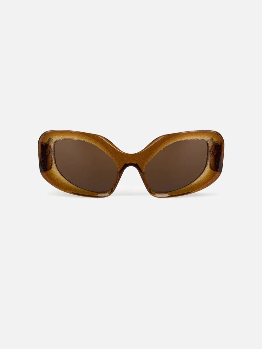 KNWLS Glimmer Sun Glasses - Coffee