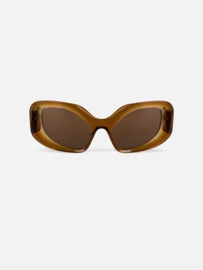 KNWLS Glimmer Sun Glasses - Coffee