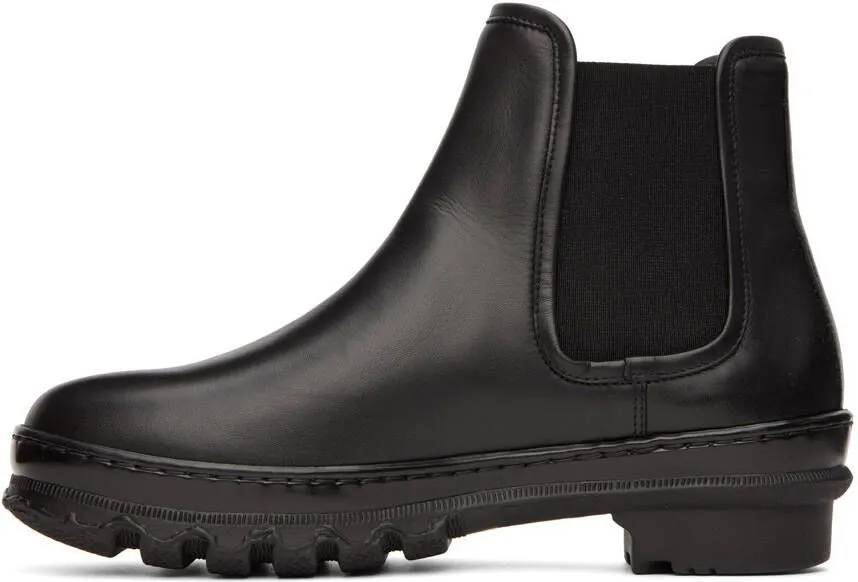 Legres Black Garden Chelsea Boots