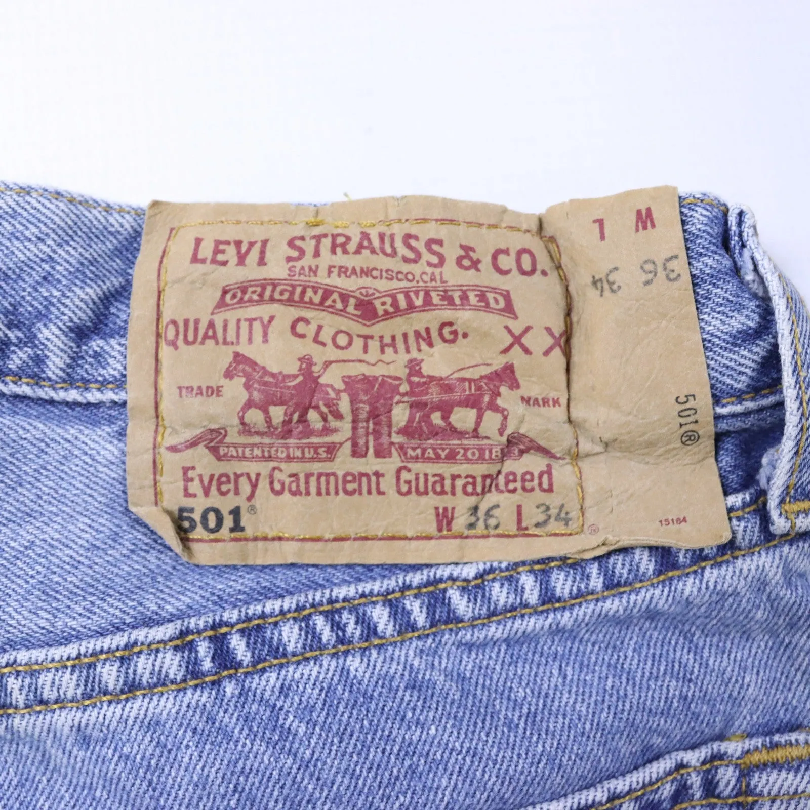 Levi's 501 Blue Jeans