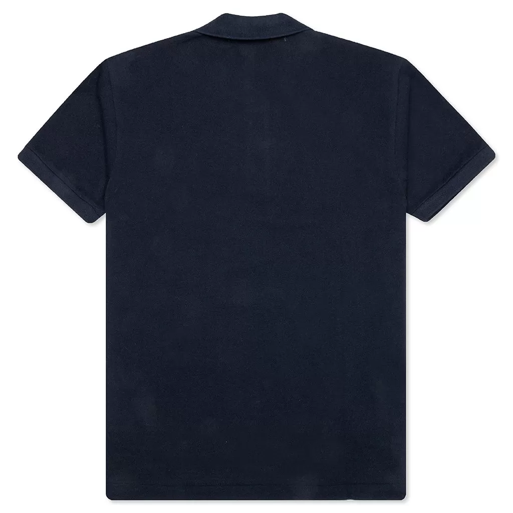 Little Black Heart Polo Shirt - Navy