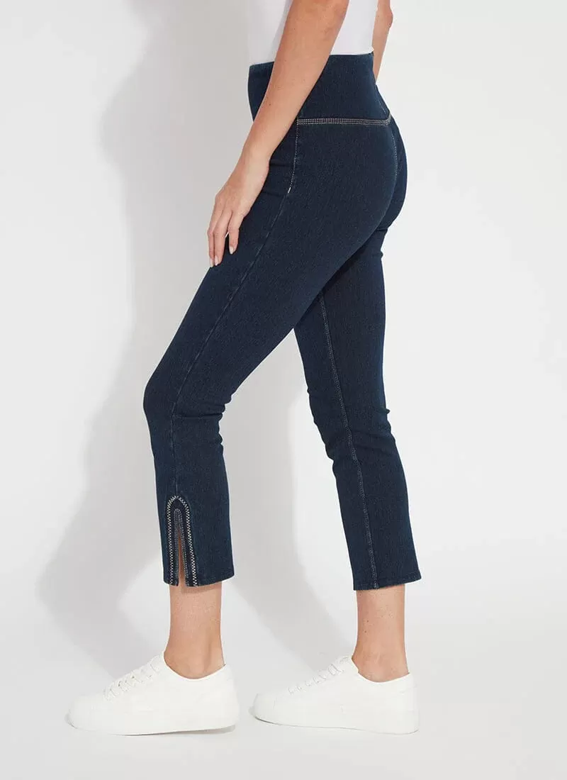 Lysse Poppy Embroidered Crop Denim