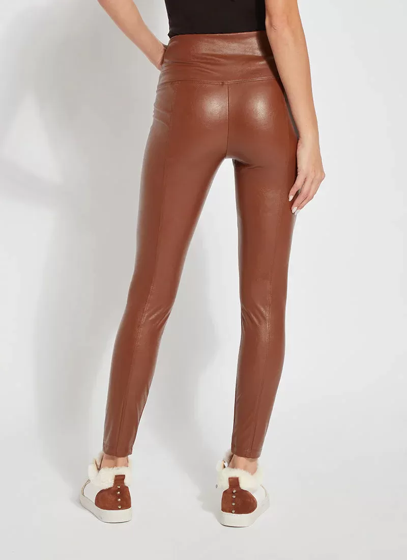 Lysse Textured Leather Legging - Harness