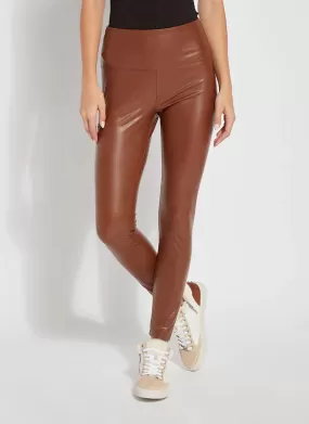 Lysse Textured Leather Legging - Harness