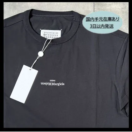 Maison Margiela  |Crew Neck Plain Cotton Short Sleeves Logo Designers