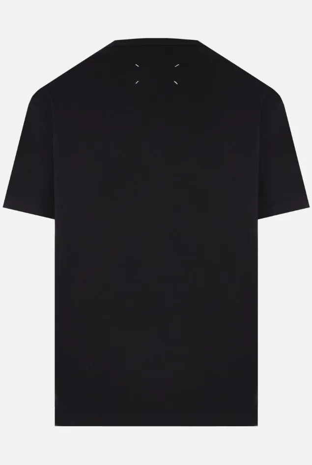 Maison Margiela  |Crew Neck Plain Cotton Short Sleeves Logo Designers