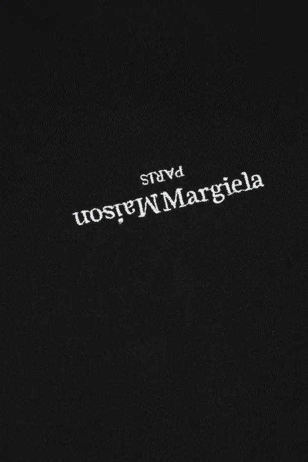 Maison Margiela  |Crew Neck Plain Cotton Short Sleeves Logo Designers