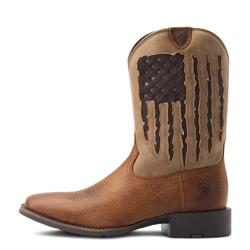 Men's Sport My Country VentTEK™ Western Boot in Brown