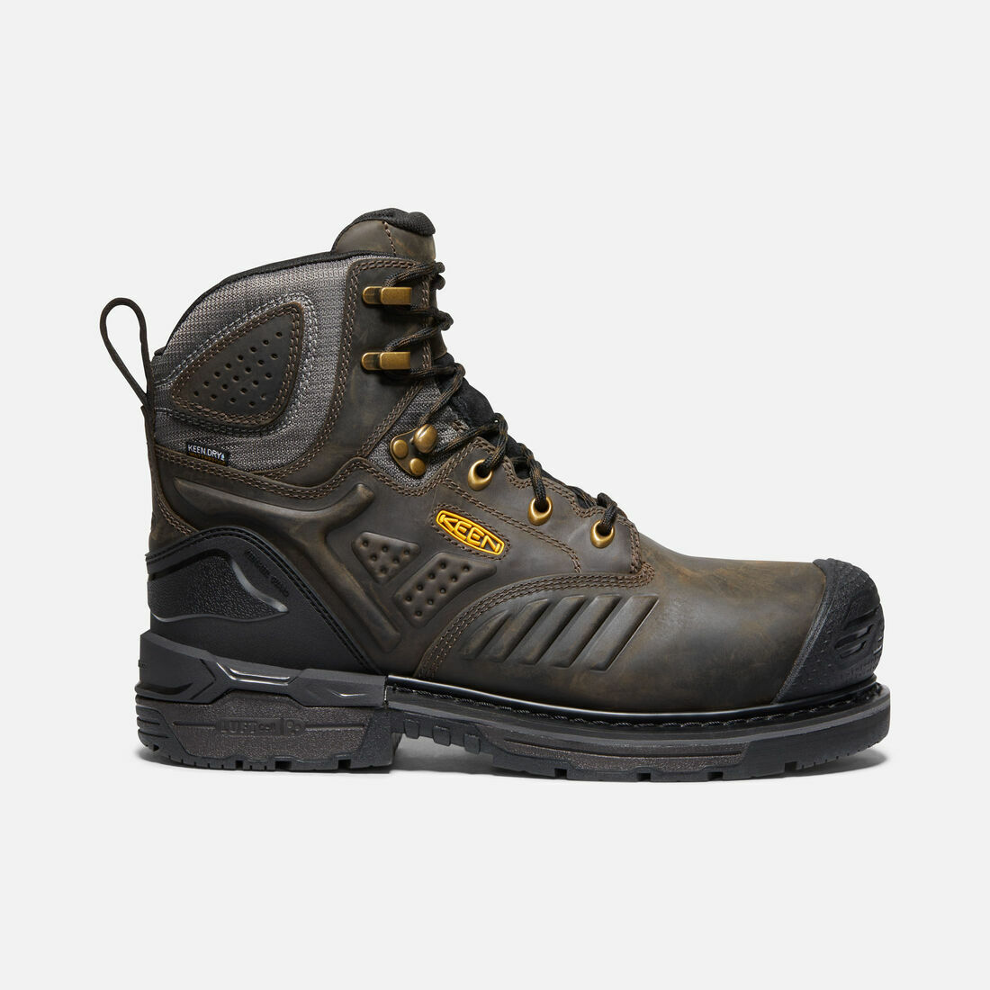 Men's Waterproof Philadelphia Brown Carbon-Fiber Toe Work Boot 