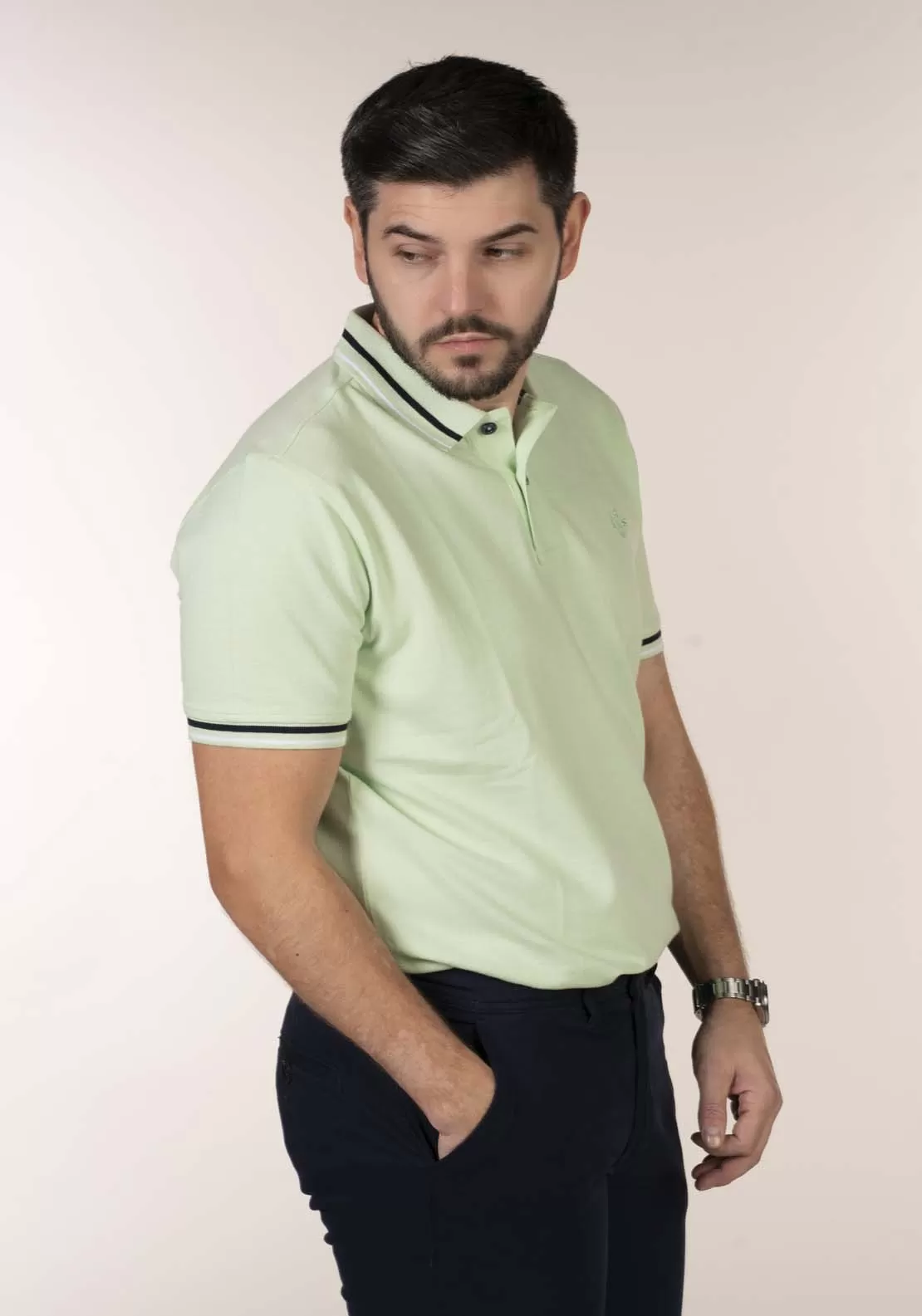 Mens Green Polo Shirt