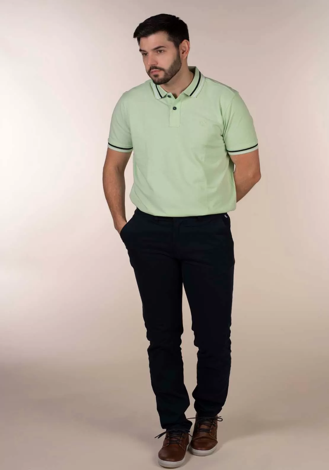 Mens Green Polo Shirt