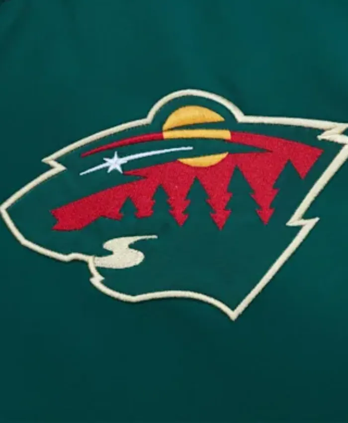 Minnesota Wild Heavyweight Green Varsity Jacket - William Jacket