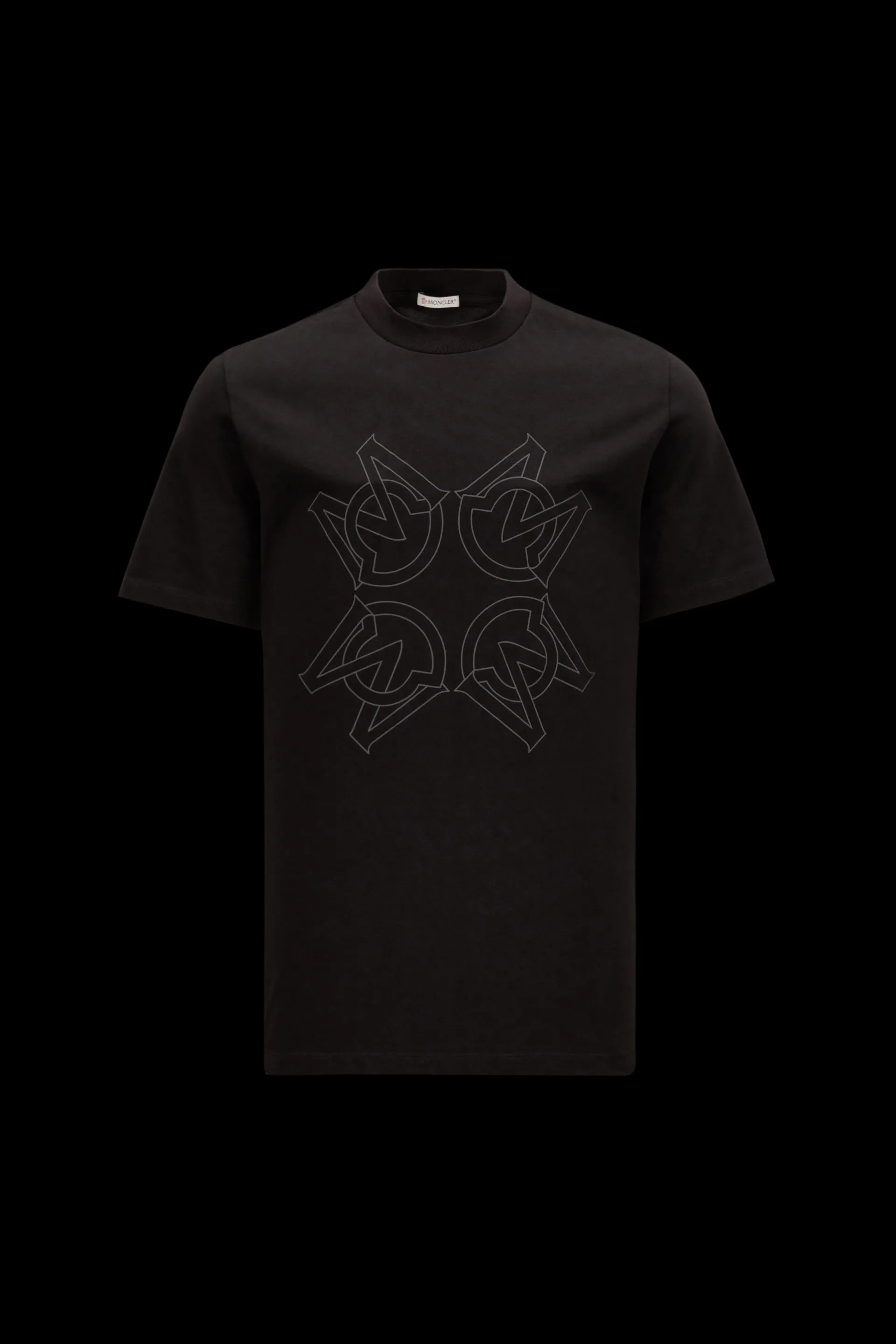 MONCLER  |Crew Neck Street Style Short Sleeves Logo