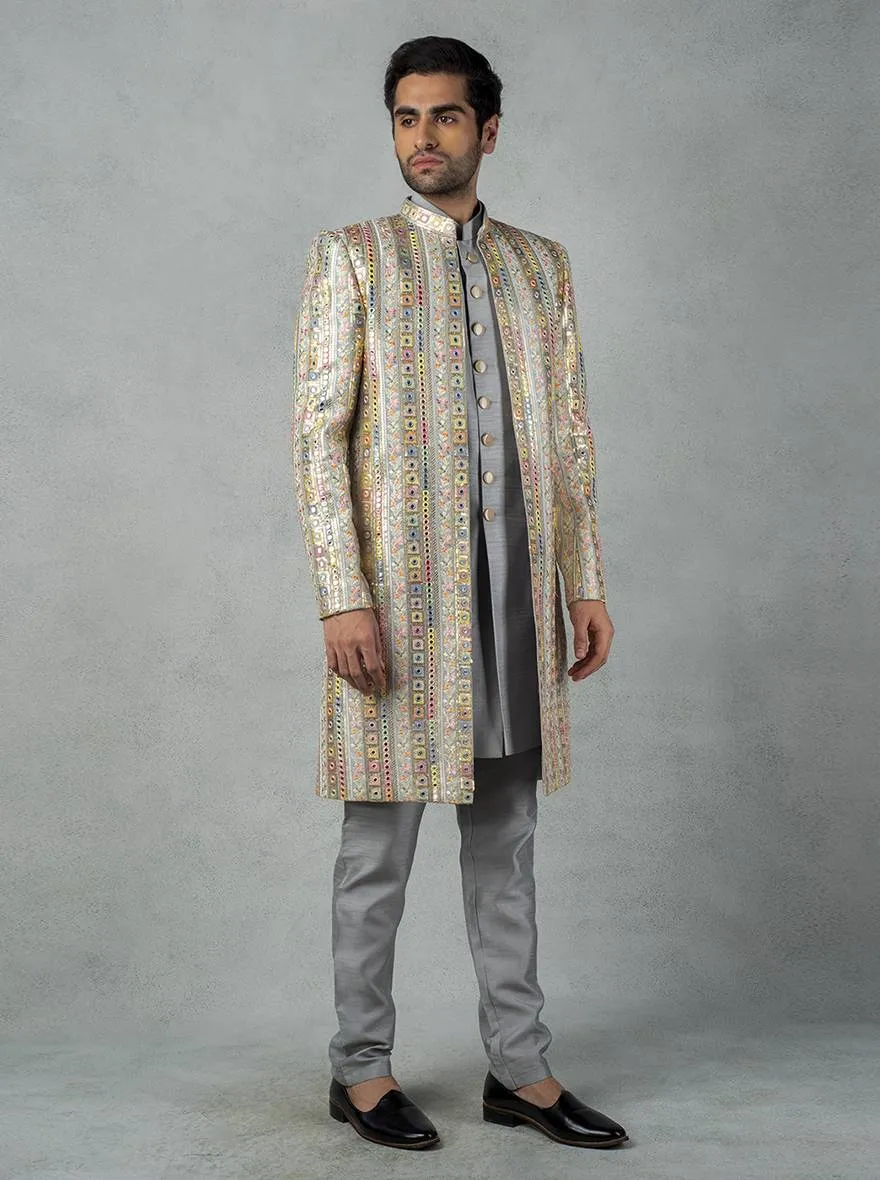 Multicolor Indowestern | TULA