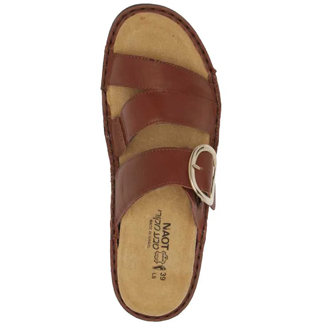 Naot Frey Slide Sandal Soft Chestnut (Women's)