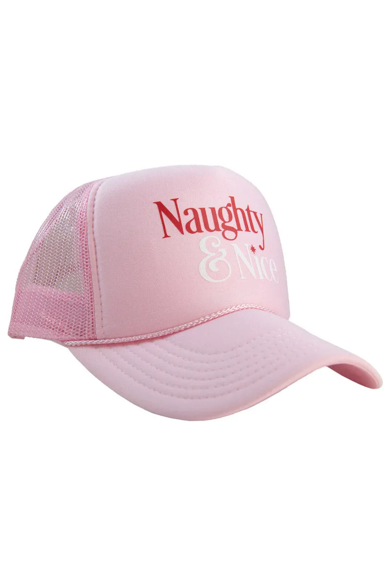 Naughty & Nice Foam Trucker Women's Hat