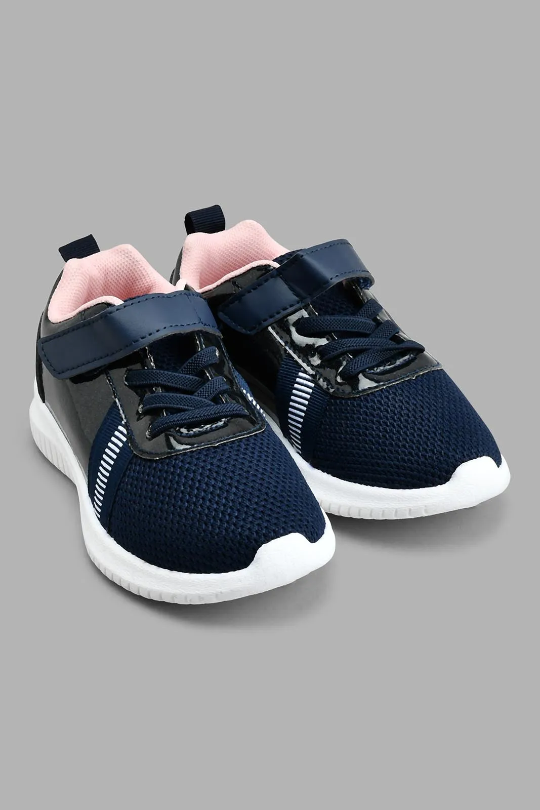 Navy Knitted Sneaker