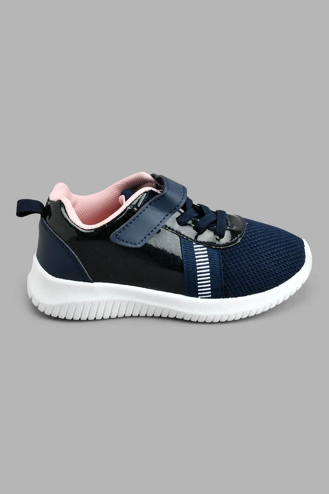 Navy Knitted Sneaker