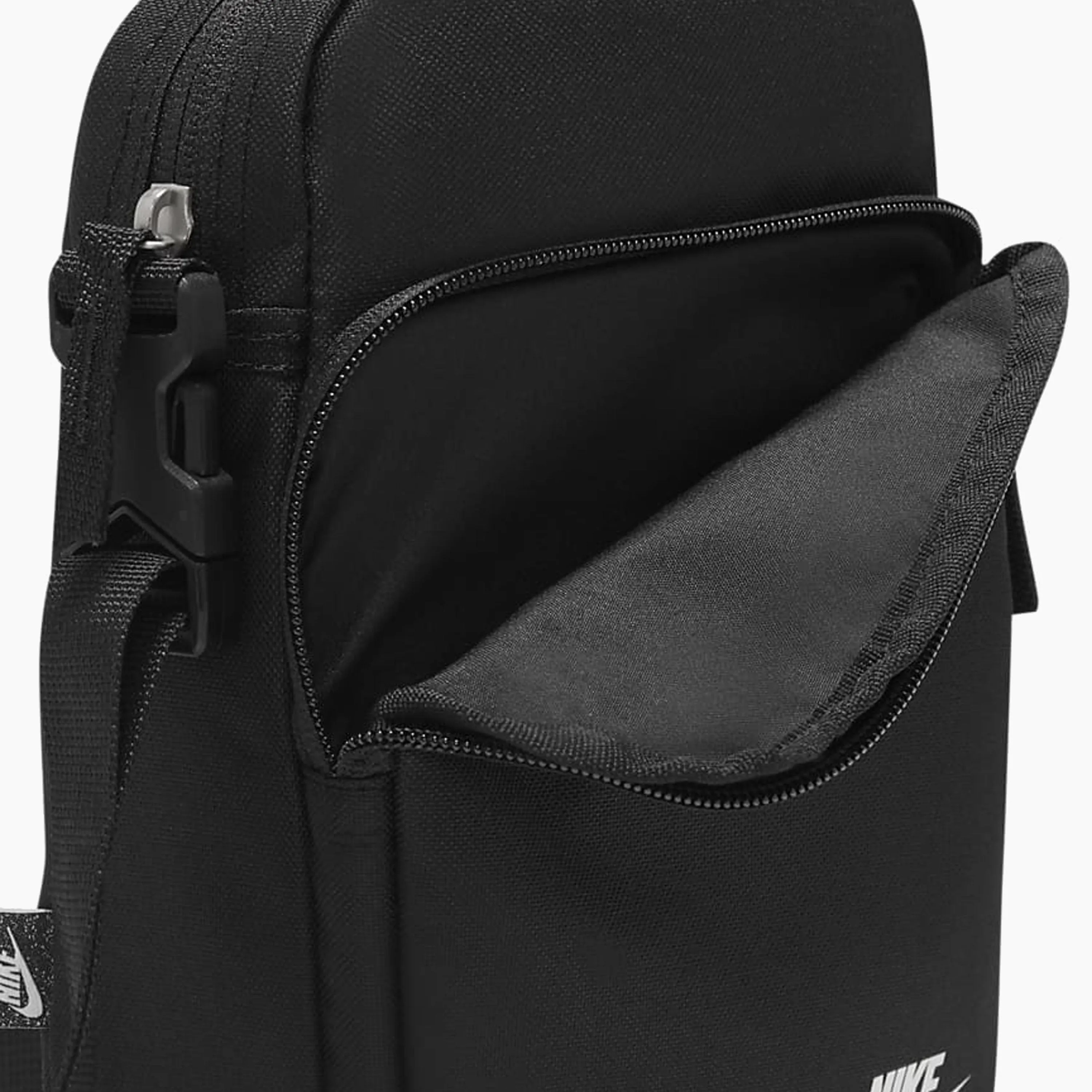 NIKE HERITAGE CROSSBODY BAG BLACK & WHITE - DB0456