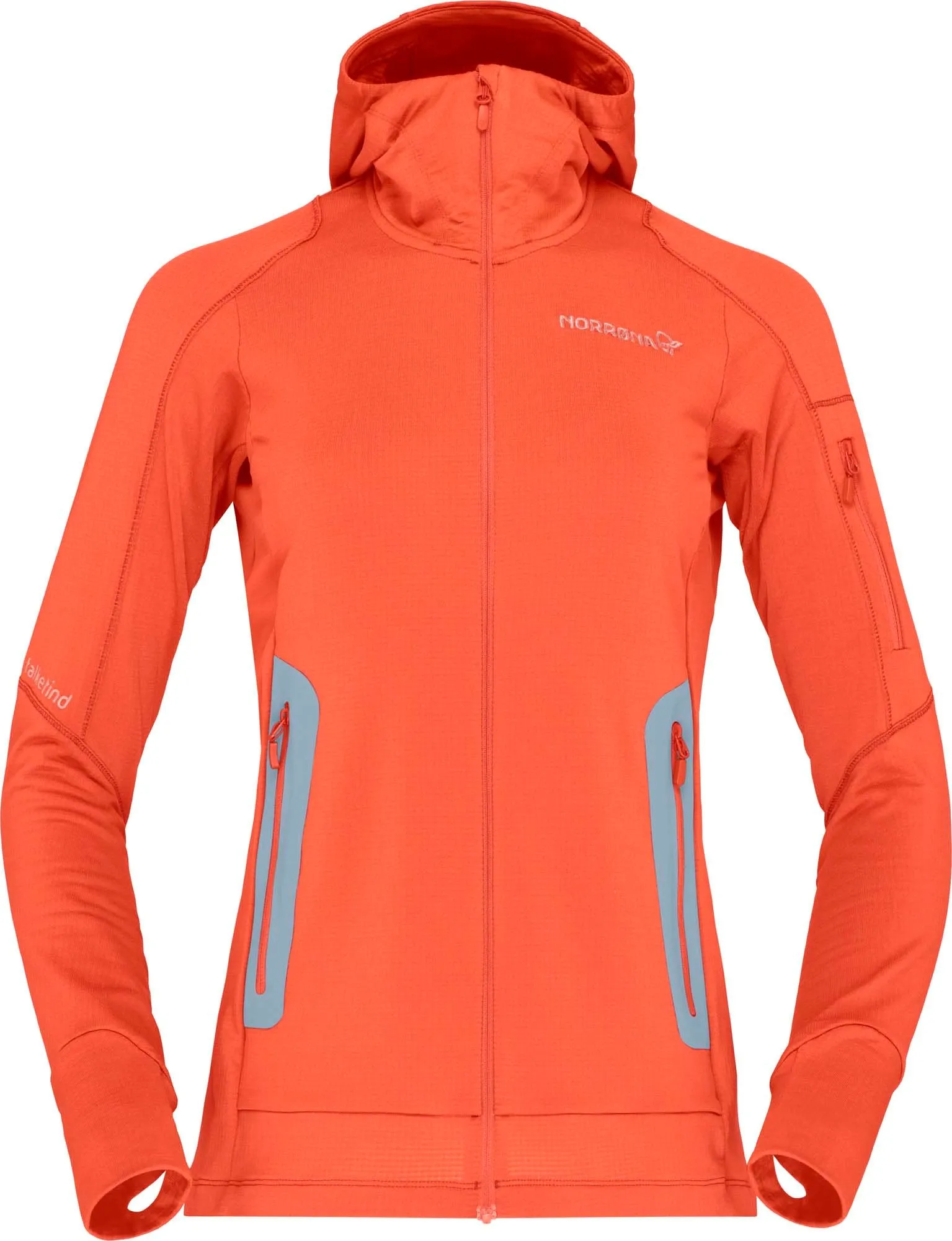 Norrøna Women's Falketind Power Grid Hood Orange Alert | Buy Norrøna Women's Falketind Power Grid Hood Orange Alert he