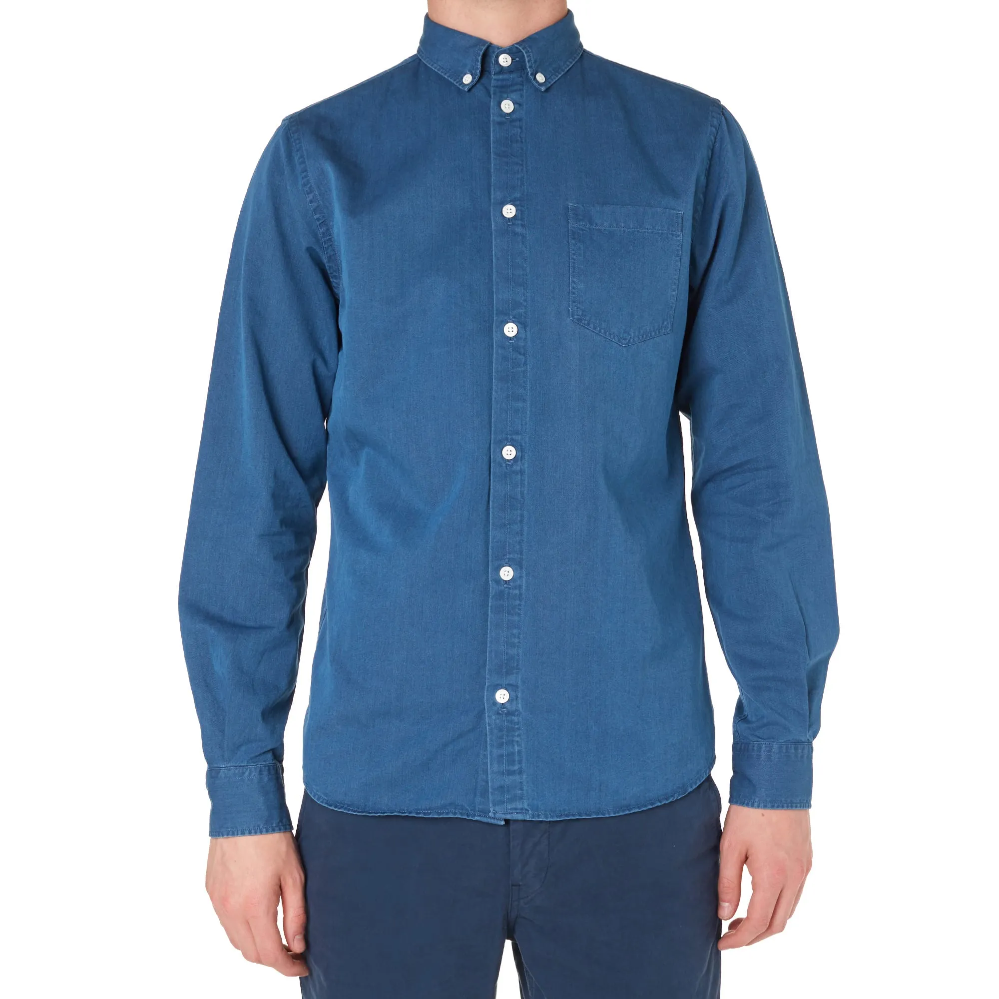 Norse Projects Anton Denim ShirtBleached Indigo