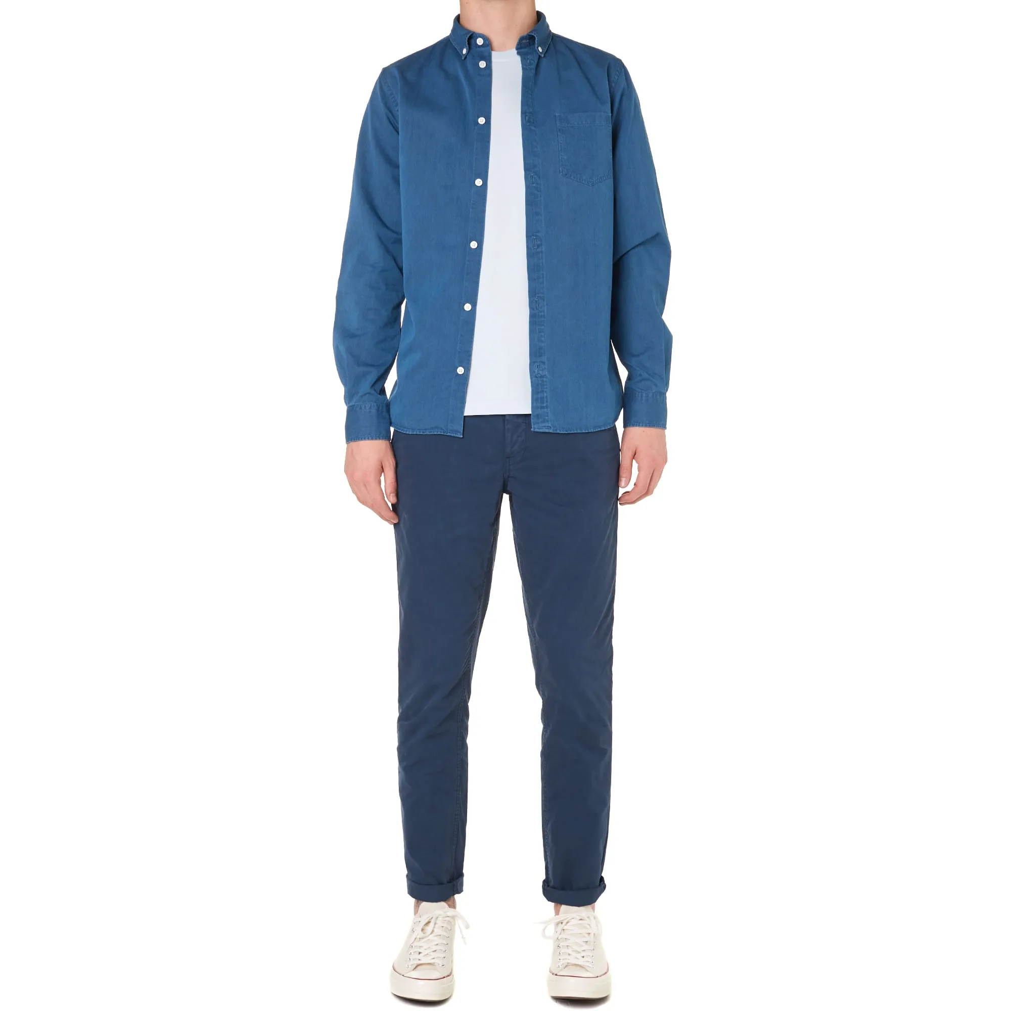 Norse Projects Anton Denim ShirtBleached Indigo