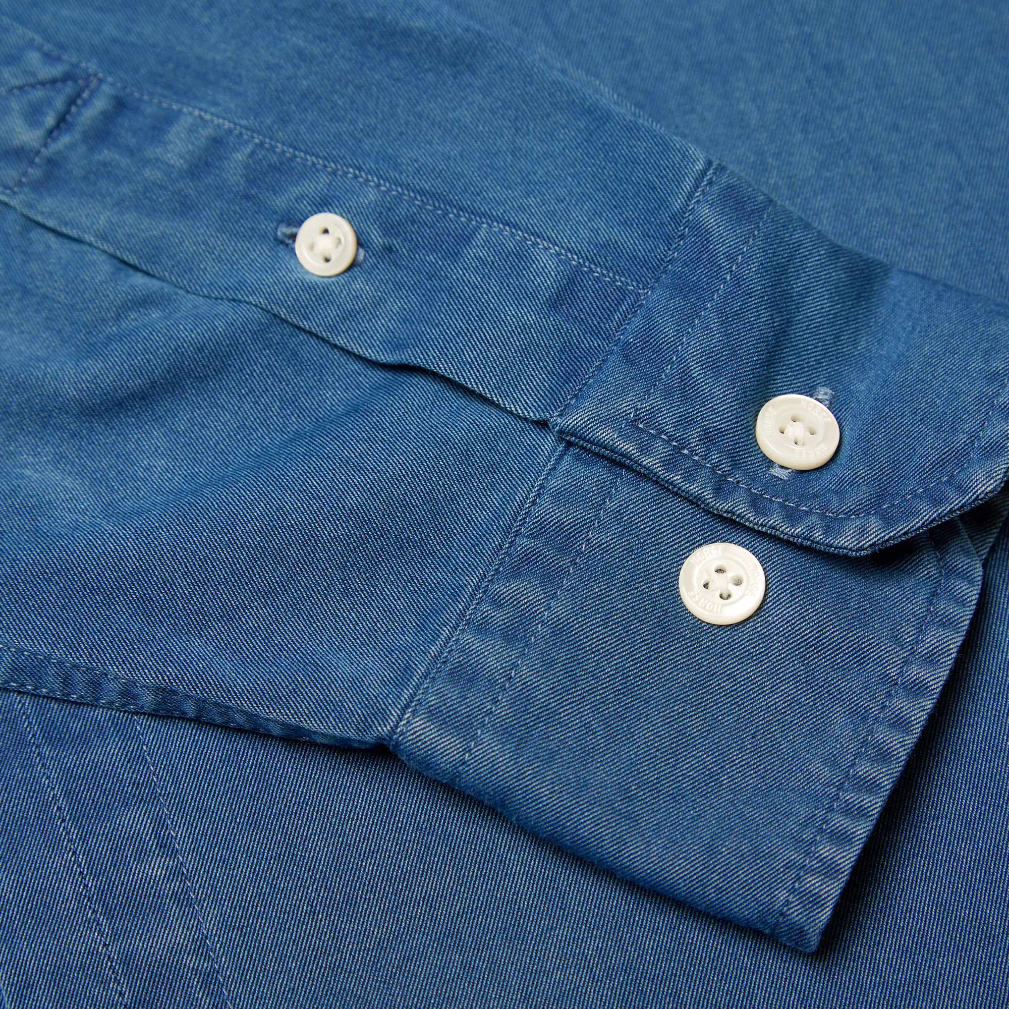 Norse Projects Anton Denim ShirtBleached Indigo