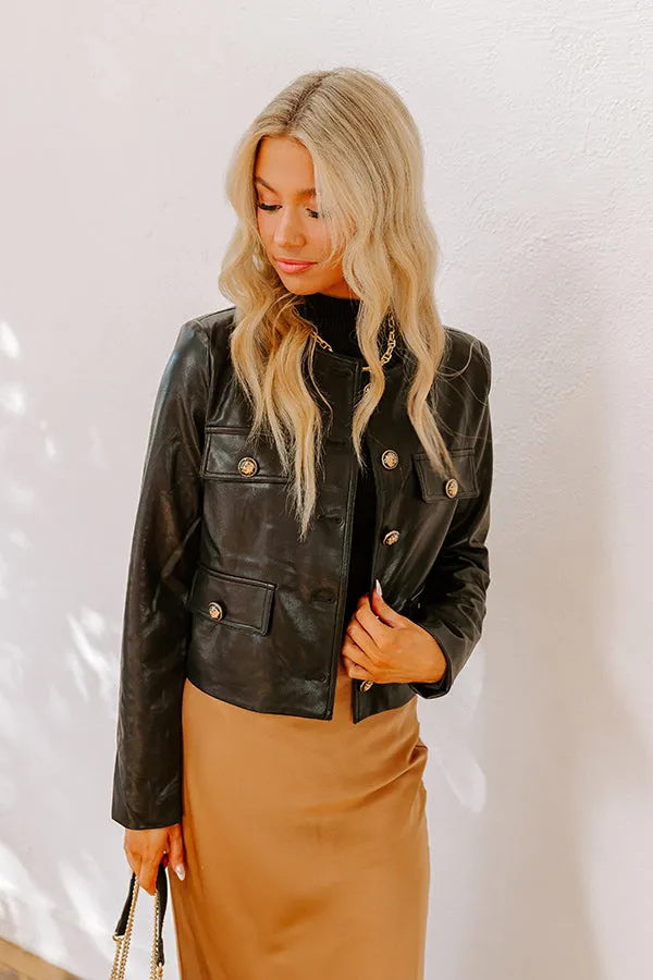 NYC Chic Faux Leather Jacket