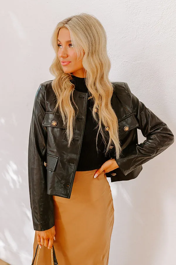 NYC Chic Faux Leather Jacket