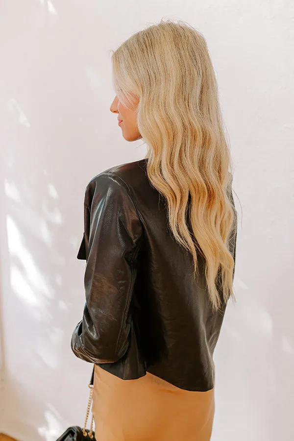 NYC Chic Faux Leather Jacket