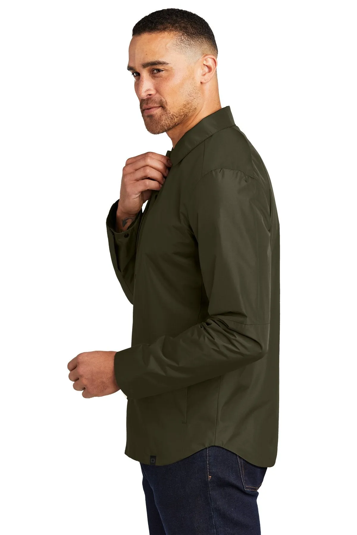 OGIO Reverse Shirt Jacket OG754 Drive Green