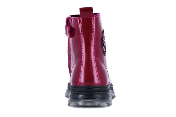 Pablosky Magenta Patent Boot